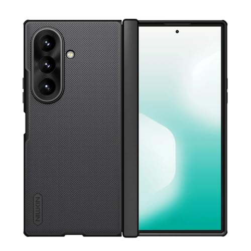 Image of Nillkin Case for Samsung Galaxy Z Fold 8 Ultra (8.0 inch Inch) Super Frosted Shield Fold Magnetic 180 Folding 360 Protection Black Color