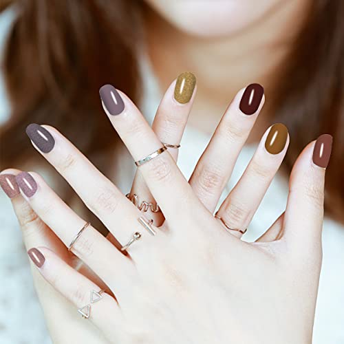 Jerclity 280 Pieces 20 Sheets Dark Solid Color Nail Polish Strips Nail Wraps With Nail File Self-Adhesive Gel Nail Strips Classic Retro Nail Stickers Full Nail Wraps For Women Girls Nail Art #TOP3