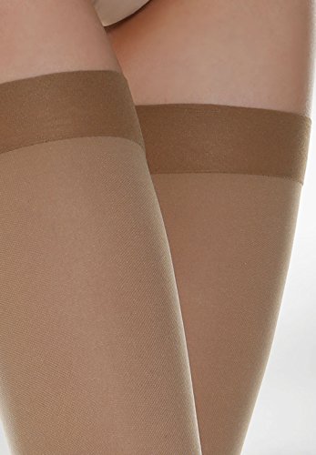 Relaxsan Compression Socks For Women Thigh High Made in Italy - Thigh High stockings 20-30 mmHg - Support Hose - Basic 9602