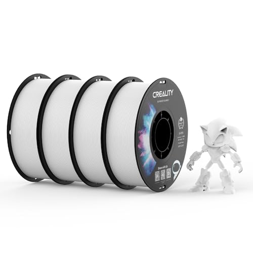 Creality PETG Filament 1.75, 3D Printer Filament: Excellent Toughness High Precision Dimensional Accuracy +/- 0.02 mm, 4