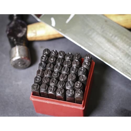 Poinçons lettres et chiffres 8mm Sealey AK8297 marquer métal dur