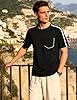 Quoboquo Men's T-Shirt Crew Neck Short Sleeve Cotton Quick Drying Casual S - 3XL, black, 3XL #1