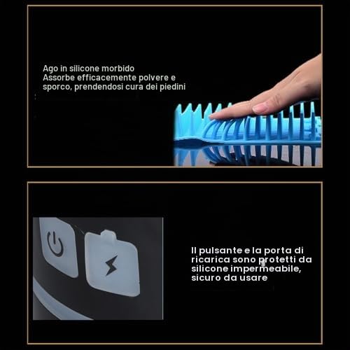 HEEPDD Lavapiedi Cani Automatico, Pulisci Zampe con Ricarica USB per Taglie Grandi, Utilizzato per Pulizia Zampe Outdoor Premium