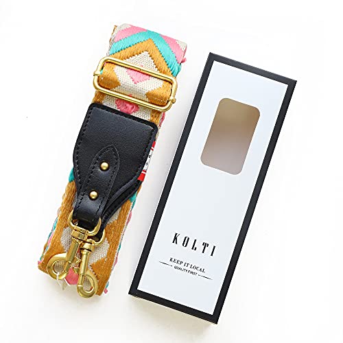 Image of Wide Shoulder Strap Adjustable Replacement Belt Crossbody Canvas Bag Handbag