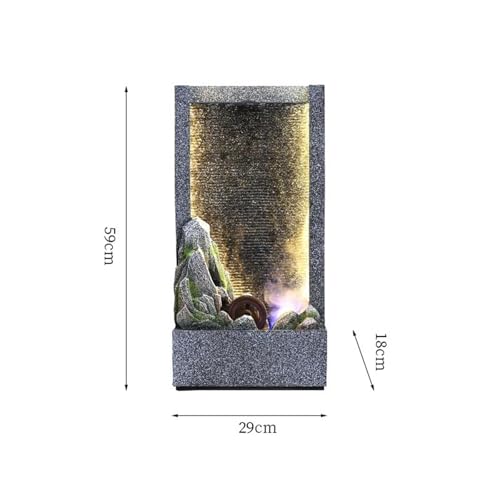 Fontaine d'intérieur cascade avec LED pour décoration de maison - 3