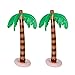 Produktbild YeahiBaby 2 stücke Aufblasbare Palme Kokospalmen Strand Hintergrund Dekoration Hawaii Luau Sommer Party Favors