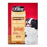Ol's Roys Crunchy Meaty Dog Biscuits, 5 lb Box - 5 Flavor Variety Pack with Bacon, Beef, Chicken, Turkey & Sausage - Tasty & Dental Care Treats