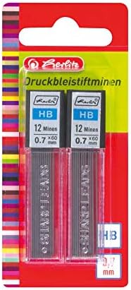 240 Stück 0,5mm HB Druckbleistift Minen - Bruchsichere Nachfüllungen Im 20er Tube Set