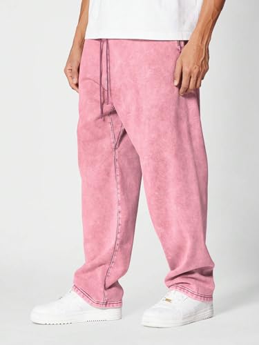 Image of GRECIILOOKS Men's Loose Mid Rise Track Pant | Trouser Pant | FIT | Baggy | Stylish Track Pant