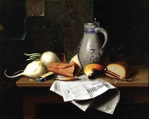 Nature morte de William Michael Harnett graffiti pour illuminer un bureau moderne