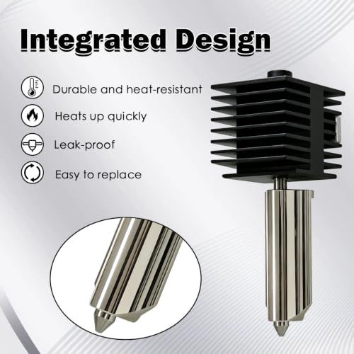 Hotend de acero endurecido resistente al calor para accesorios Bambu Lab A1 3