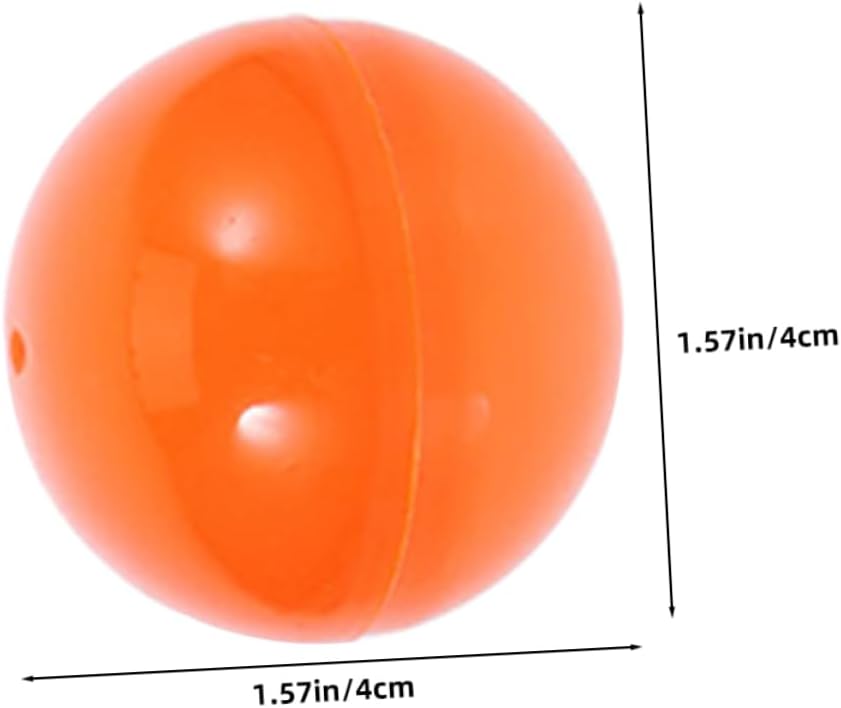 Toyvian 50pcs Plastic Hollow Bingo Balls Openable Raffle Drawing Spheres for Party Games Team Building Activities and Engaging Entertainment Events