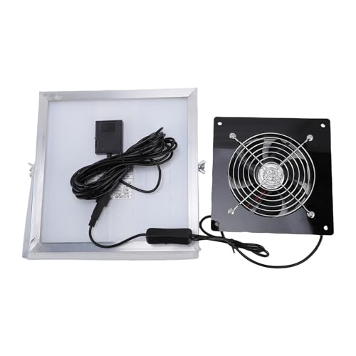 Extractor solar Haofy de 8W para gallineros y cobertizos 6