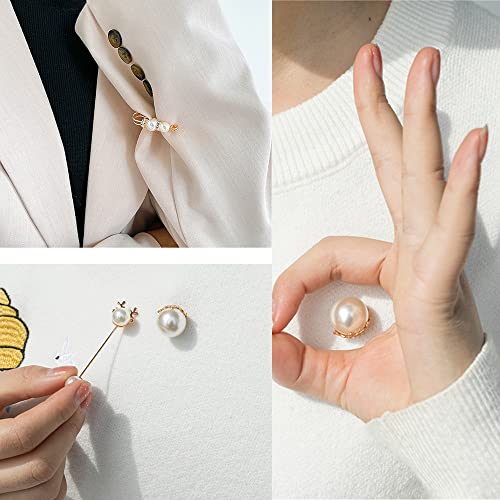 Spilla di Perle Artificiali, XiXiRan 12 pezzi