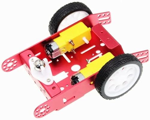 Miniatura 10 de Coche de aleación de aluminio Robot inteligente Chasis de aleación de coche 2 ruedas coche DIY nuevo 1 * 2WD coche de aluminio nuevo juguete
