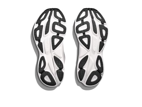 HOKA Hoka Men's Bondi 8 White/Vermillion 7 Medium
