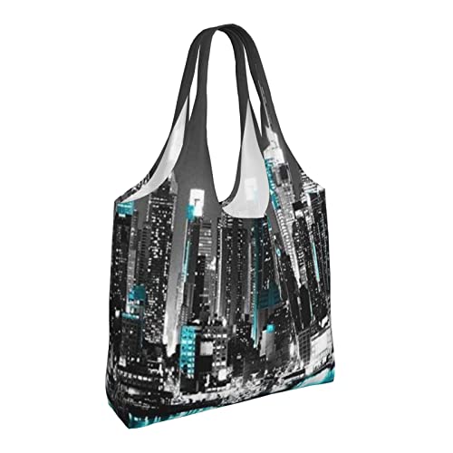 Sac À Main Réutilisable Debou New York Toile Grand Format - 2