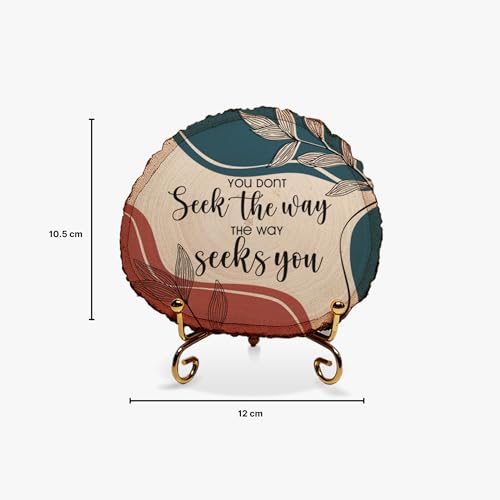 Image of MOTIVATIONAL GIFTS Seek Wooden Motivational Quotes Table Decorative Gifts Wood Showpiece For Office Table Living Room