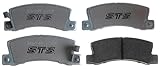 ACDelco Advantage 14D325C (19286024) Ceramic Rear Disc Brake Pad Set with Wear Sensor
