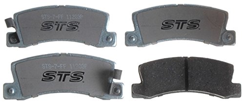 ACDelco Advantage 14D325C (19286024) Ceramic Rear Disc Brake Pad Set with Wear Sensor