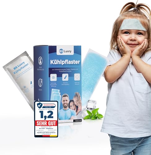 Testsieger: BS Luxry® 20x Kühlpflaster - bei Fieberbeschwerden und...