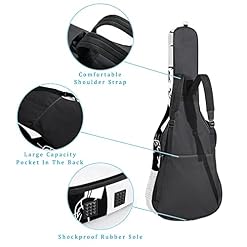 Housse de Guitare, Euit de Guitare en Tissu Oxford Impermeable avec Sangles Reglables pour 42″41″40″ Guitares dessin animé chat noir et chat blanc 108.9×42.9×11.9 cm - Les Beatles, Paul McCartney, John Lennon, RIngo Starr, George Harrison Housse de Guitare, Euit de Guitare en Tissu Oxford Impermeable avec Sangles Reglables pour 42"41"40" Guitares dessin animé chat noir et chat blanc 108.9x42.9x11.9 cm – Image 3