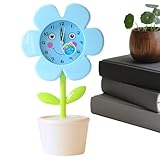 Sveglie - Timer silenzioso per vaso di fiori come decorazione, sveglia per bambini per viaggi - per la camera da di bambini e adolescenti ragazzi ragazze e Natale a casa