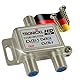 TronicXL Premium Antennenverteiler Verteiler Weiche Splitter F-Buchse zb für DVBT DVBC SAT Splitter Unicable Kabelfernsehen Unitymedia Vodafone Sky NetAachen Primacom Kabelfernseh Digital HD 3D 4K