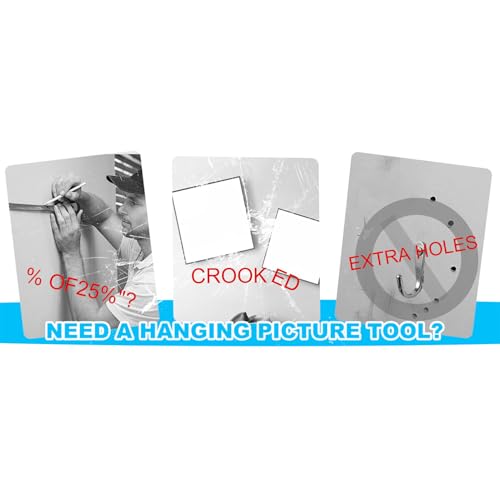 Outil de suspension de photos précis et réglable pour mur - 5