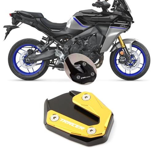 DOMOPAY For Tracer 9 GT ABS Tracer 9 GT+ Y-AMT ABS 2026 �N���f���̃I�[�g�o�C�ɓK���Ă���A�T�C�h�X�^���h����������A�V�[�g���g�傳��Ă��܂� (�C�G���[) [���s�A���i]