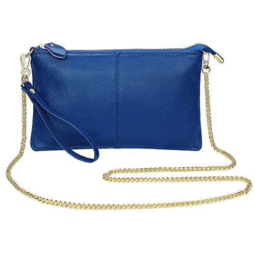 Image of Uromee Wristlet Wallet Clutch Purses for Women Genuine Leather Crossbody Bag Handbag with Detachable Shoulder Chain