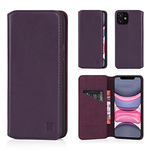 32nd Classic Series 2.0 - Real Leather Book Wallet Flip Case Cover For Apple iPhone 11 (6.1