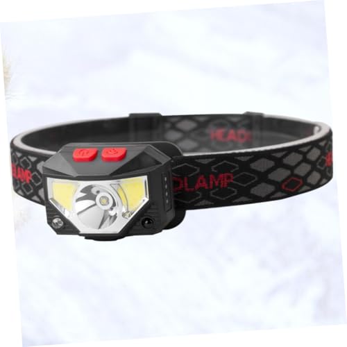 Linterna frontal LED recargable manos libres para acampar sin cargar pilas 4