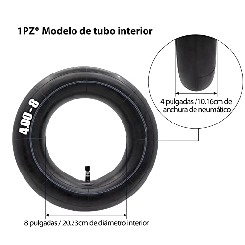Miniatura 2 de 1pz Sin-48b 2x Cámaras De Aire 4.80 4.00-8 Con Válvula Tr13 Para Ruedas De Carretillas, Carro De Carretilla, Cortadoras De Césped, Motocultor Motoazada, Carros De Mano, Carrito De Jardín