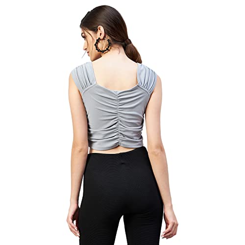 Image of Marie Claire Women's Solid Slim Fit Blouse