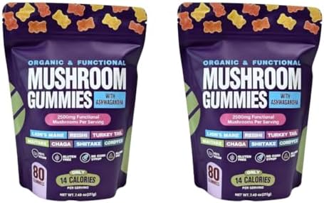 160PCS 𝐌𝐢𝐱𝐞𝐝 𝐌𝐮𝐬𝐡𝐫𝐨𝐨𝐦 & 𝐀𝐬𝐡𝐰𝐚𝐠𝐚𝐧𝐝𝐡𝐚 𝐆𝐮𝐦𝐦𝐢𝐞𝐬 𝐰𝐢𝐭𝐡 𝐂𝐡𝐚𝐠𝐚, 𝐋𝐢𝐨𝐧'𝐬 𝐌𝐚𝐧𝐞 - 𝟔𝟎 𝐏𝐥𝐚𝐧𝐭-𝐁𝐚𝐬𝐞𝐝 𝐅𝐫𝐮𝐢𝐭 𝐅𝐥𝐚𝐯𝐨𝐫𝐞𝐝 𝐒𝐮𝐩𝐩𝐥𝐞𝐦𝐞𝐧𝐭 𝐟𝐨𝐫 𝐖𝐞𝐥𝐥𝐧𝐞𝐬𝐬 & 𝐑𝐞𝐥𝐚𝐱𝐚𝐭𝐢𝐨𝐧