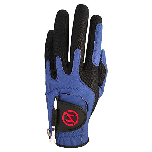 Zero Friction ZF-ACGOGLOV-M-BL Performance Men's Golf Glove LH Blue
