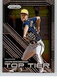 2024 Panini Prizm Top Tier #7 Jacob Misiorowski Milwaukee Brewers RC Rookie Baseball Trading Card