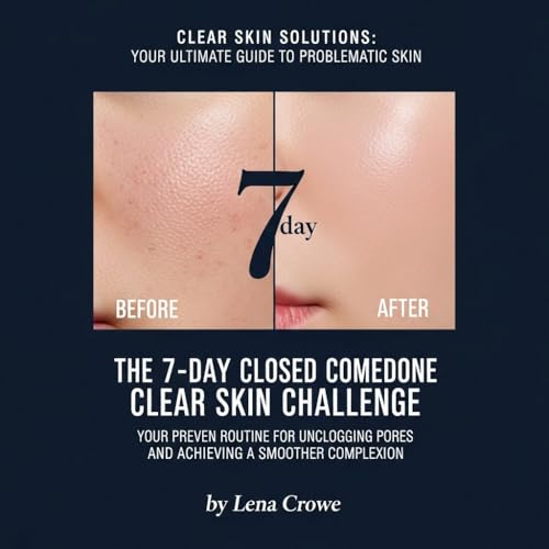 The 7-Day Closed Comedone Clear Skin Challenge: Your Proven Routine for Unclogging Pores and...