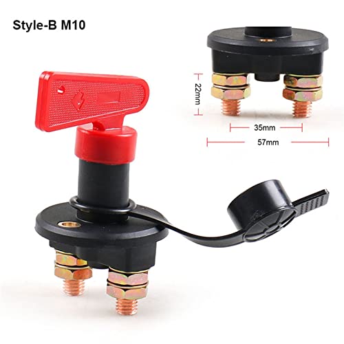 Selector de batería dual 300A con pernos M10 3