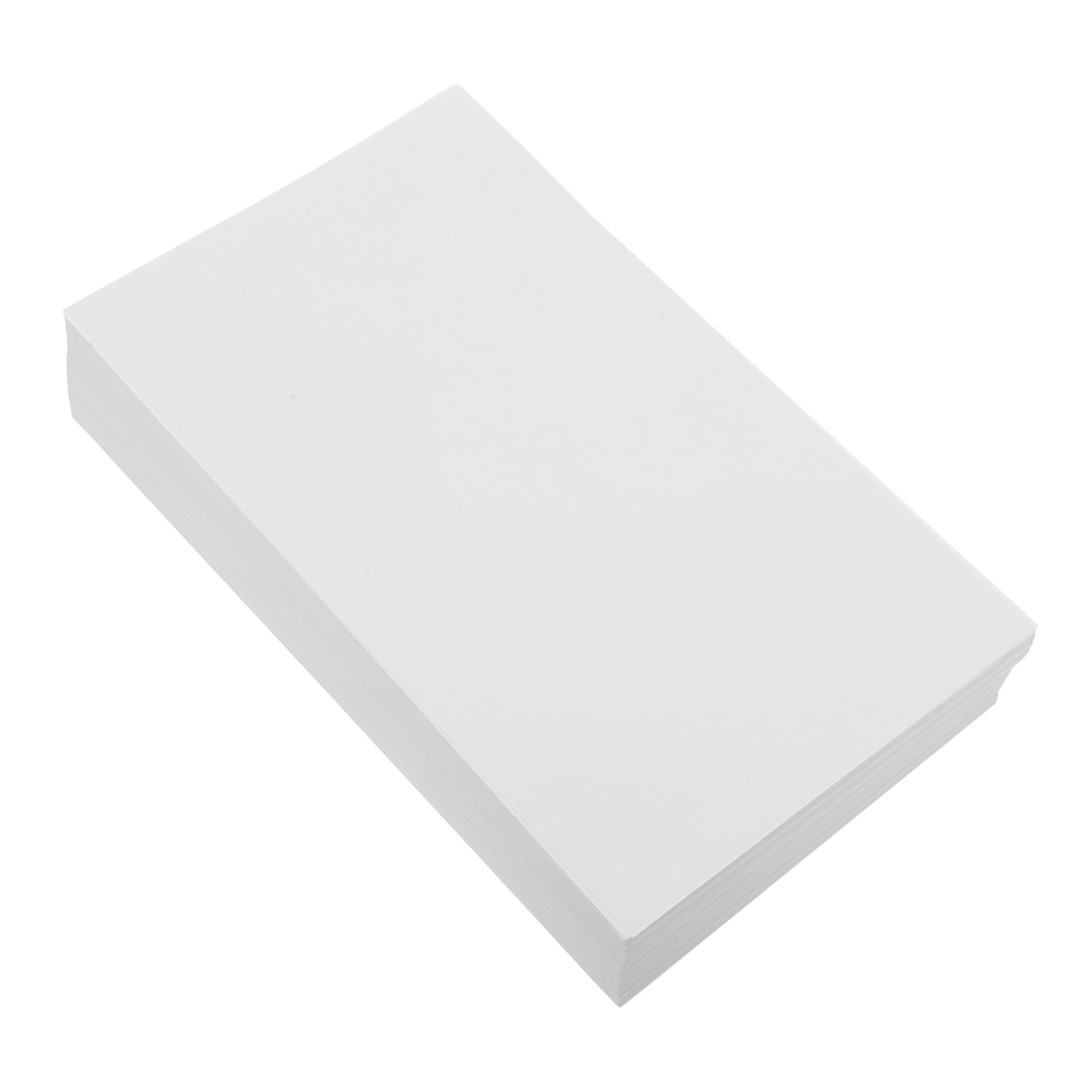 SHERCHPRY Druckerpapier 500 Blatt 70g/m² Dickes Mehrzweck Kartonpapier 240x140mm Blanko Schreib und Bastelpapier Bürobedarf