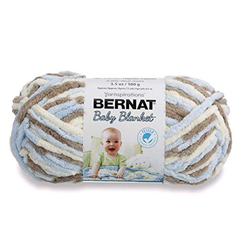 Image of Bernat Baby Blanket Yarn, 3.5oz, Super Bulky 6 Gauge - Little Cosmos - Single Ball Machine Wash & Dry