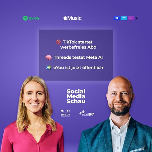 TikTok startet werbefreies Abo | Threads testet Meta AI | eYou als europ&auml;ische Plattform-Alternative #SMS05