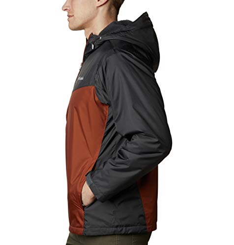 Image of Columbia Men's Glennaker Sherpa Lined Rain Jacket, Waterproof