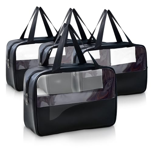 Trousse de toilette de voyage transparente et imperméable pour articles de toilette