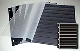 5 Prophila Double Sided Stockbook Pages 9 Clear Strips Black Cardboard