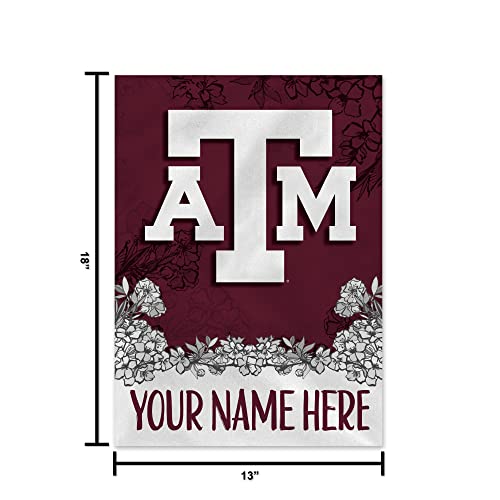 Image of Rico Industries NCAA Standard /Primary Personalized Garden Flag