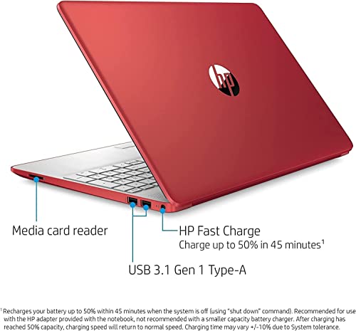 Hp Pavillion 15.6 Hd Newest Laptop Computer For Business And Student, 16Gb Ram, 1Tb Ssd, Intel Quad-Core Pentium N5000, Ethernet, Wifi, Webcam, Fast Charge, Hdmi, Win 10 Home, W/Gm Accessories, Red #TOP5