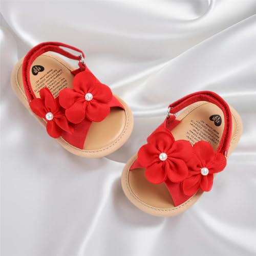 Image of Infant Baby Boys Girls Summer Sandals Party Wedding Dress Flats Shoes Newborn Crib Shoes First Walkers Prewalkers 0-18 Months