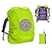 Regenschutz Schulranzen, Wasserdichte Reflektierende Rucksack Regenhülle Schutzhülle mit Schnallenriemen(18-35L), Kompatibel mit ergobag, Scout, Step by Step, McNeill, DerDieDas, Herlitz (Fußball)
